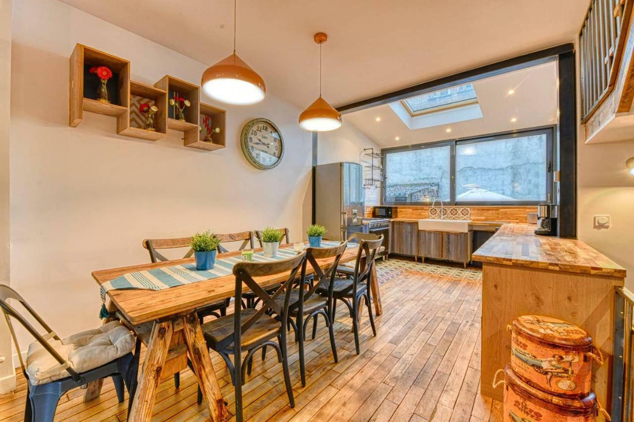 Вилла Chic And Vintage House With Garden Сен-Дени Экстерьер фото